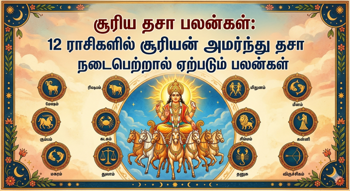 சூரிய தசா பலன்கள்