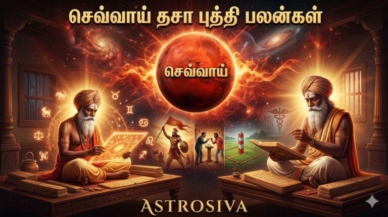 செவ்வாய் தசா புத்தி பலன்கள்