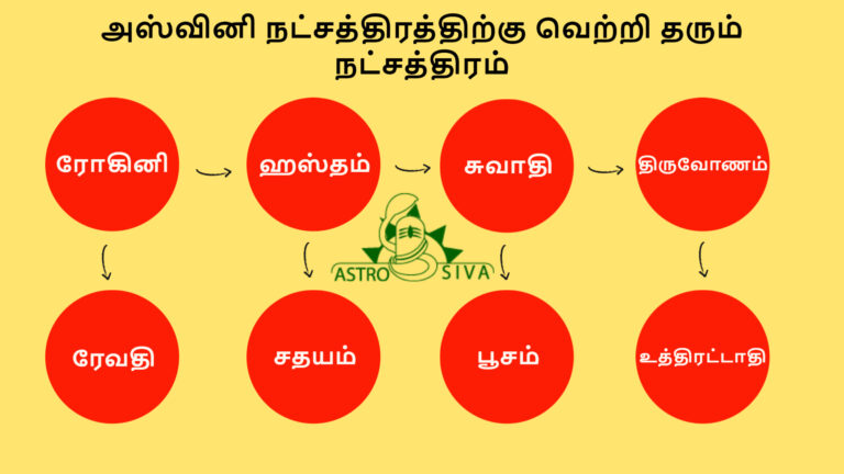 அசுவினி  நட்சத்திரத்தில் பிறந்தவர்களுக்கு வெற்றி தரும் நட்சத்திரம்