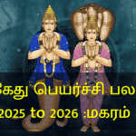 ராகு கேது பெயர்ச்சி பலன்கள் 2025 to 2026 :மகரம்