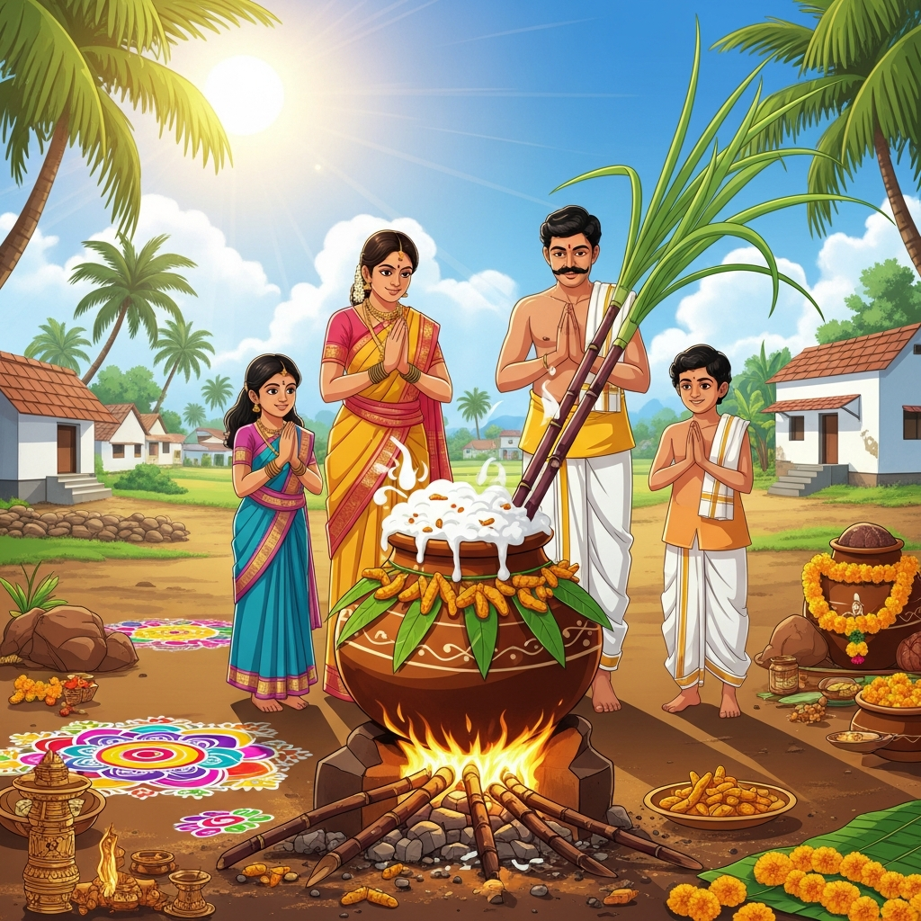 பொங்கல் வைக்க உகந்த நேரம் 2026