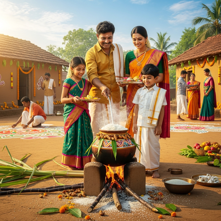 பொங்கல் வைக்க உகந்த நேரம் 2026