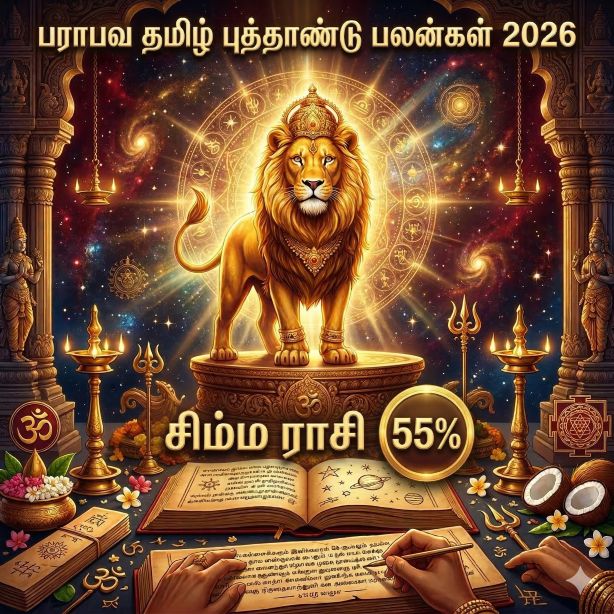 பராபவ தமிழ் புத்தாண்டு பலன்கள் 2026 : சிம்மராசி