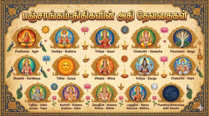 திதிகளின் அதி தேவதைகள்